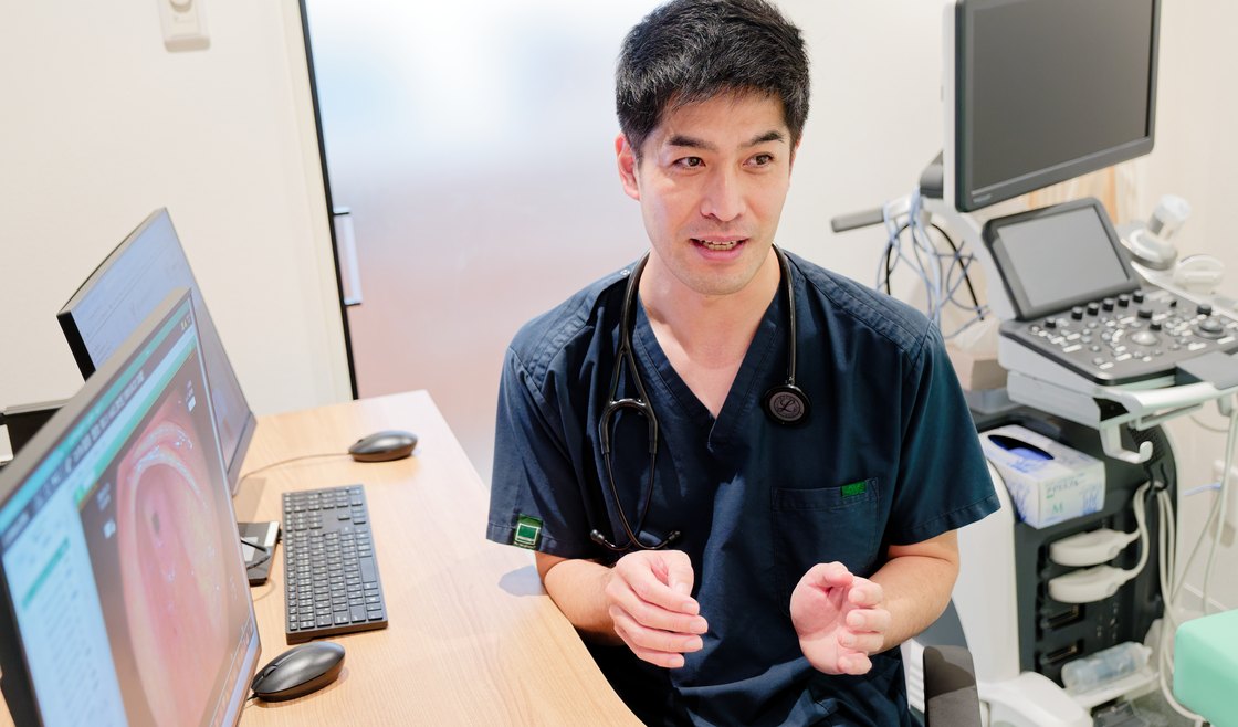 専門医による高精度な内視鏡検査、豊富な連携病院