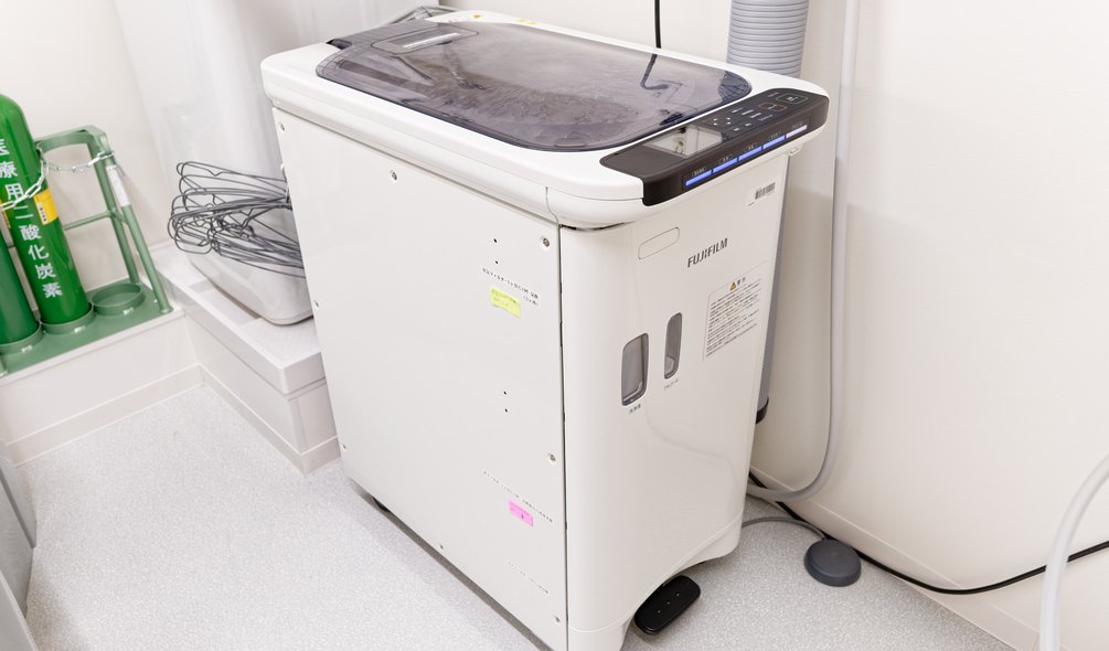 AI搭載内視鏡を導入。衛生管理も徹底