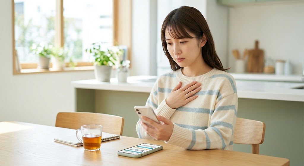 胸やけが続くのは大丈夫?受診の目安とは